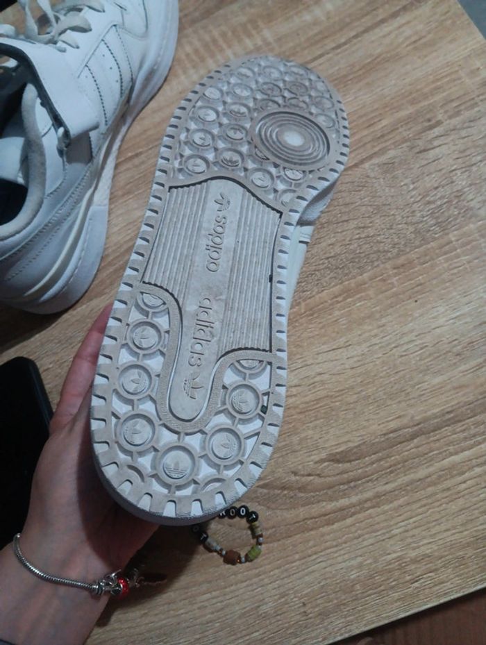 Baskets Adidas Taille 46 Forum Low blanches vintage - photo numéro 12