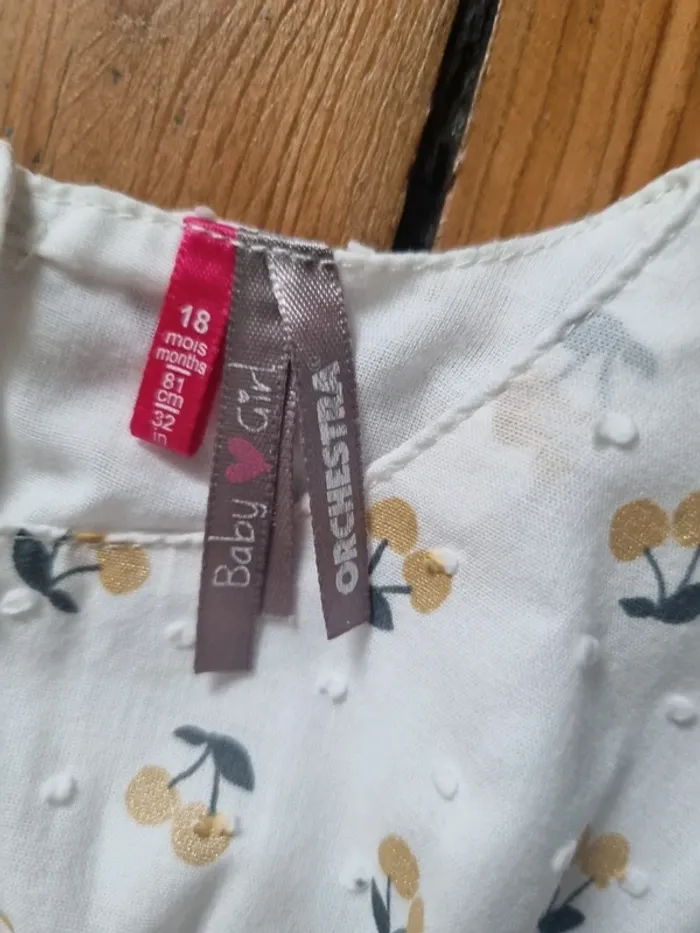 Robe été manches courtes 18 mois 81cm - photo numéro 3