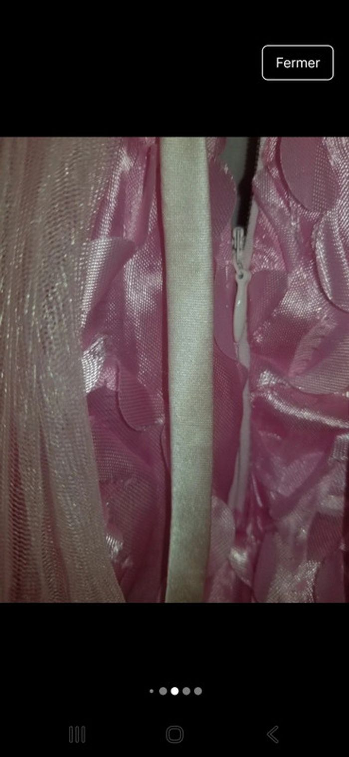 Magnifique robe de cérémonie rose – style princesse - photo numéro 11