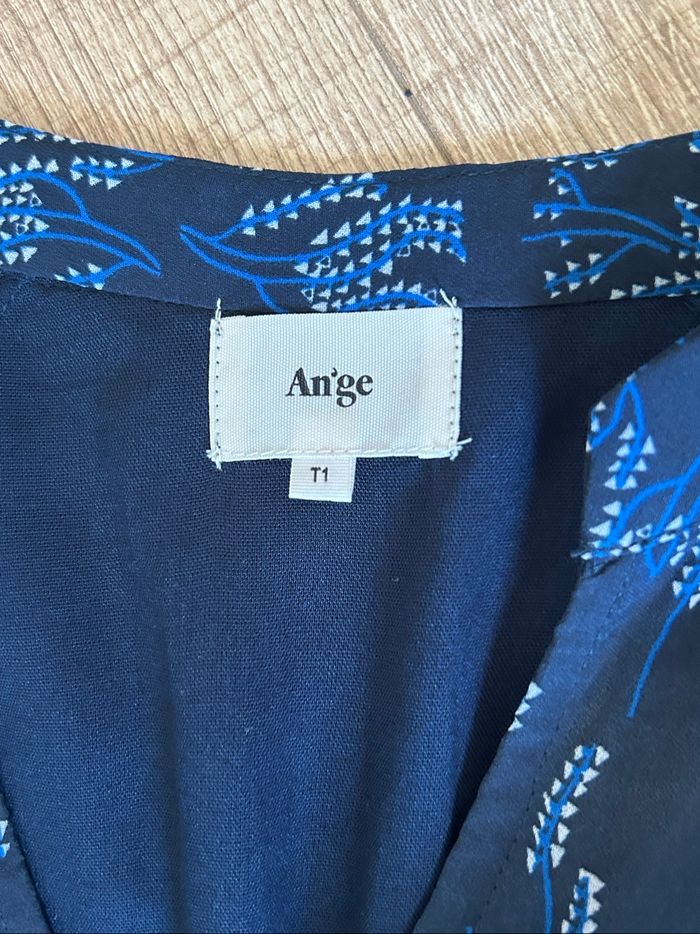 Robe bleue à manches longues An’ge taille 1 jamais portée - photo numéro 9