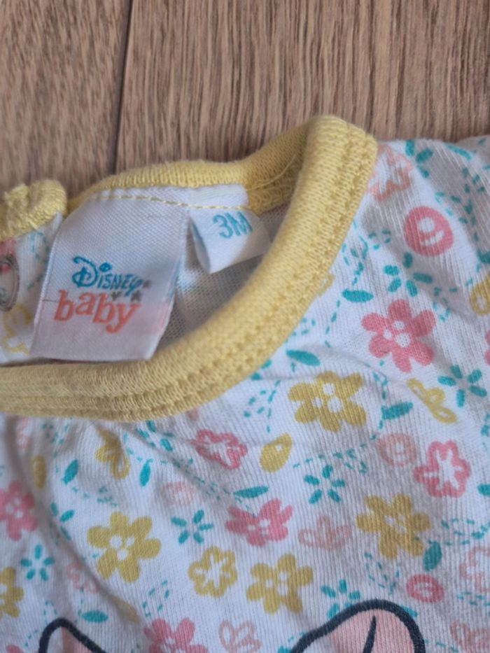 Barboteuse combishort neuve disney minnie fleurie 3 mois - photo numéro 3
