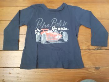 Sweet bleu marine motif voiture bolide