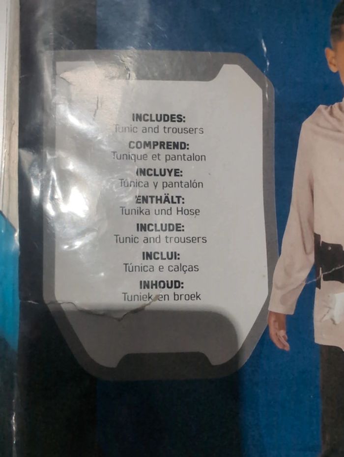 Déguisement obi wan Kenobi neuf 7-8 ans - photo numéro 2