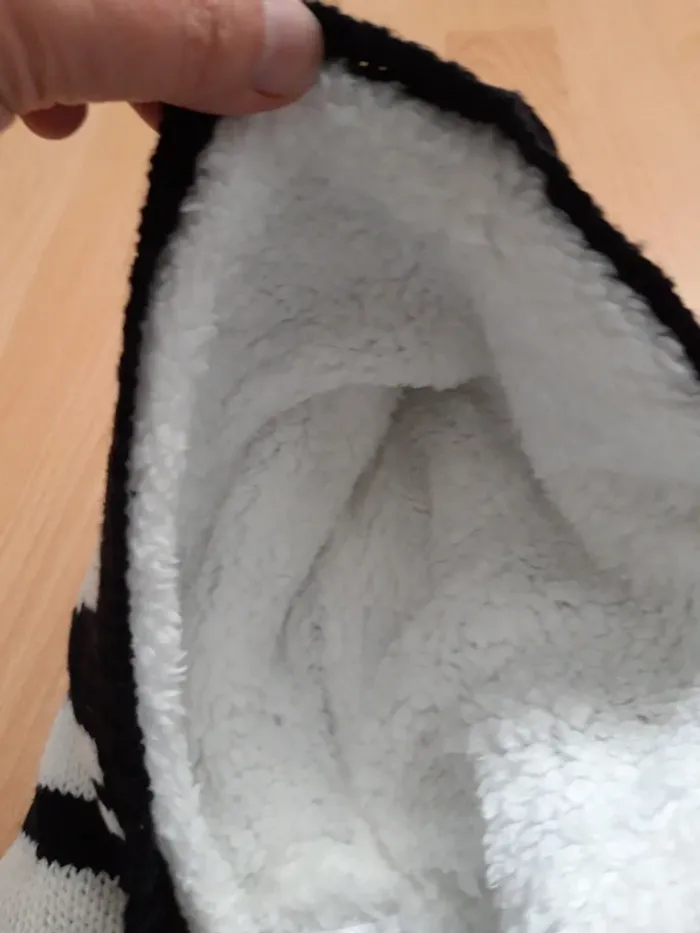 Magnifique veste "zèbre" doublée à capuche - photo numéro 11