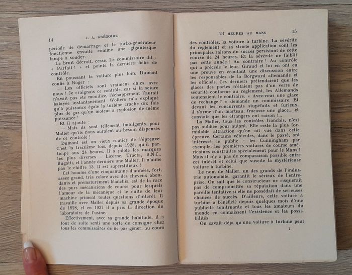 J.A Grégoire - 24 heures au Mans (roman) - photo numéro 9