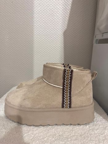 Bottes Beige Fourrure