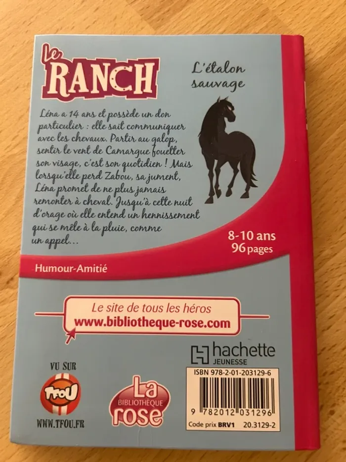 Livre Le ranch tome 1 - la bibliothèque rose - photo numéro 2