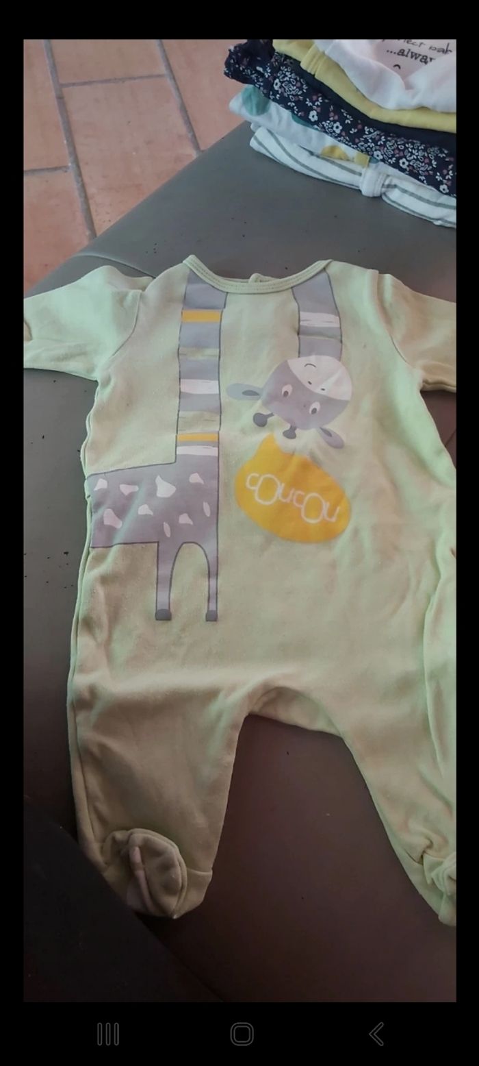 Pyjama ete ou bodie hivers 1 mois - photo numéro 2