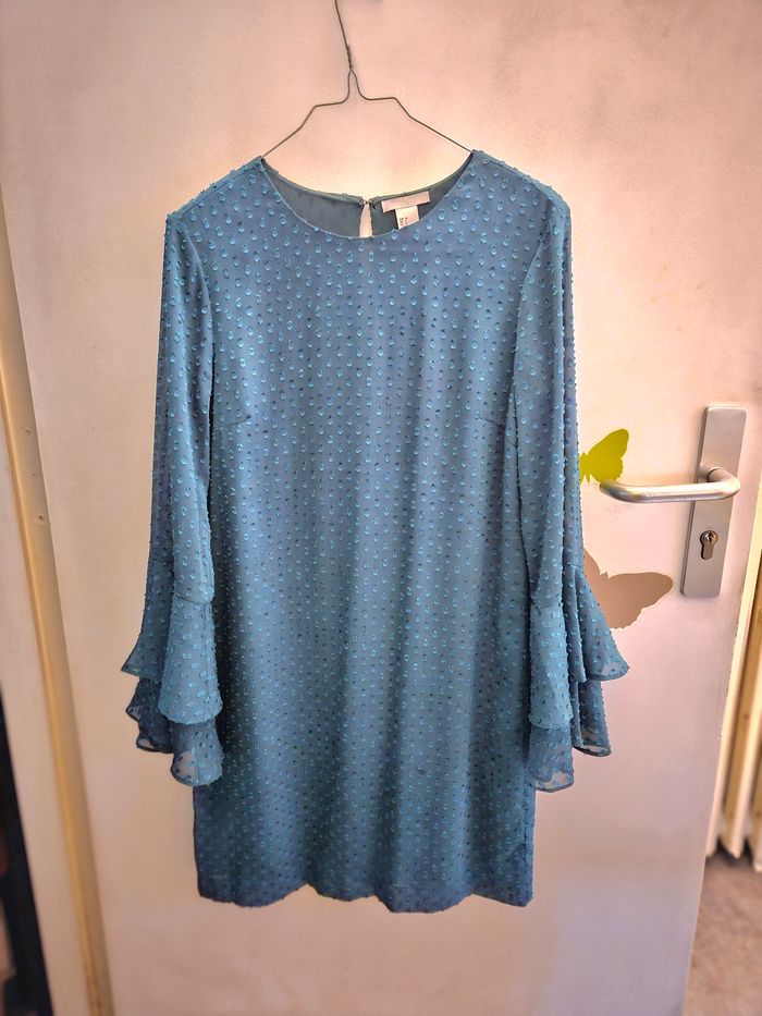 Robe chic verte Het M T 36/38