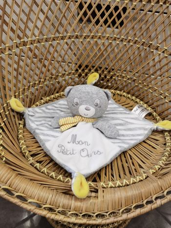 Doudou plat Mon Petit Ours  Pat & Ripaton