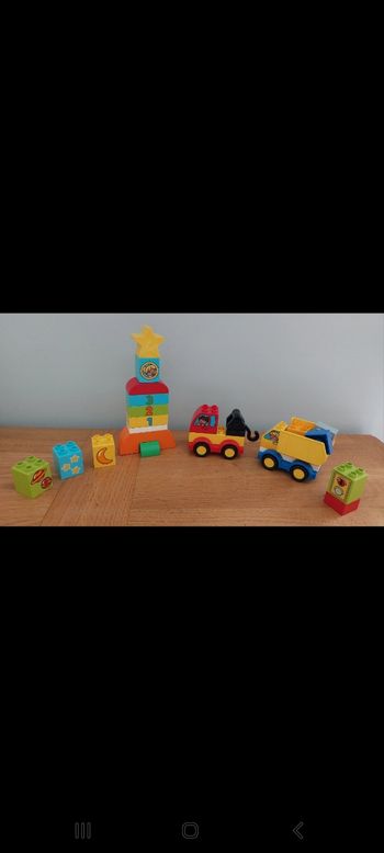 Camion benne + dépanneuse + fusée - Lego Duplo