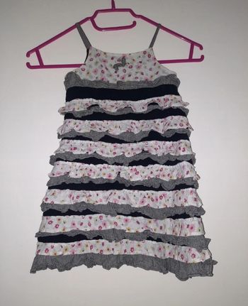 Robe pomme framboise orchestra taille 5 ans