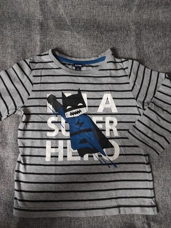 Tee-shirt manches longues Batman 🦇 4 ans