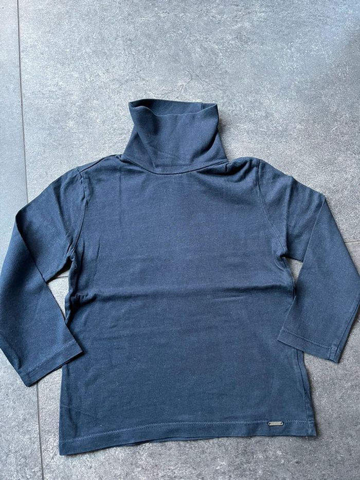 Sous pull Col roulé bleu marine Zara 5 ans