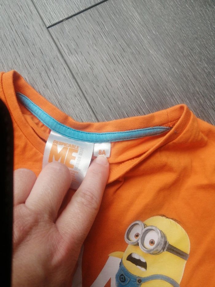 Tee shirt manche courte minnions 8A - photo numéro 4