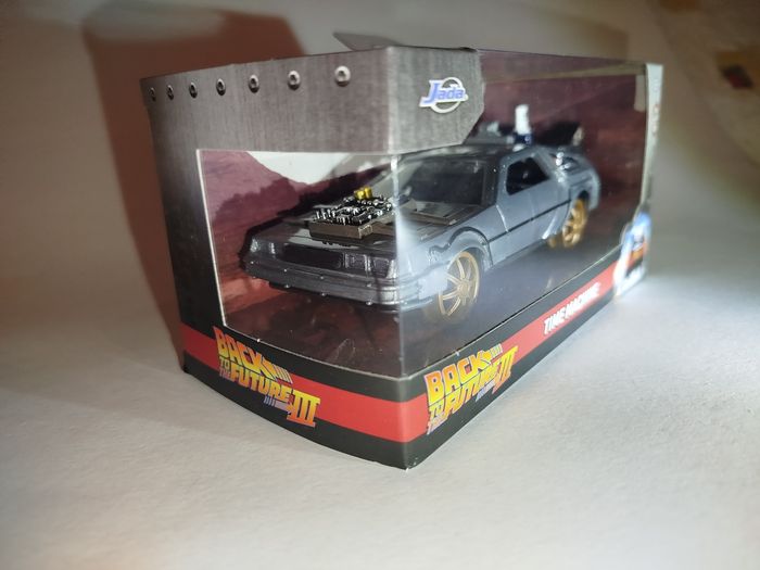 Jada Toy DeLorean Time Machine Rail Version Retour Vers le Future III - photo numéro 2