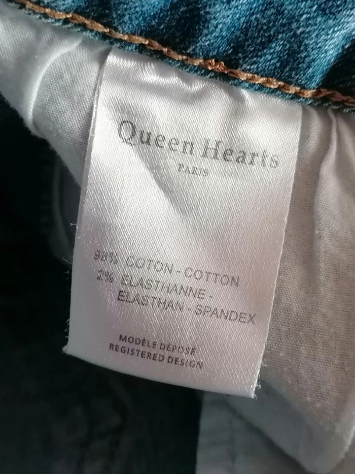 Jeans bi-couleurs M Queen Hearts - photo numéro 10