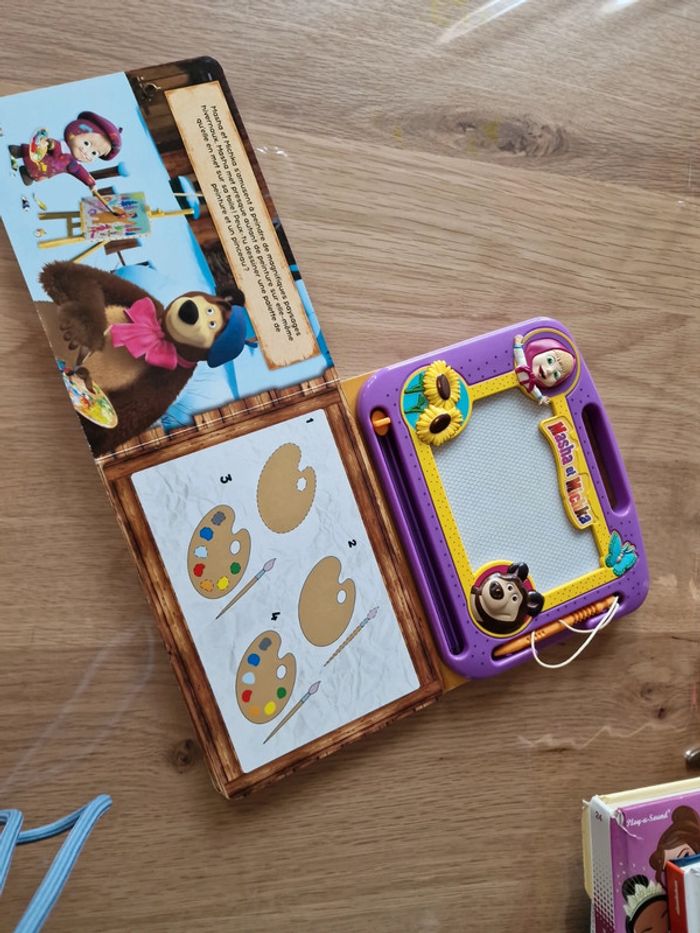 Livre tablette apprendre à dessiner macha - photo numéro 2