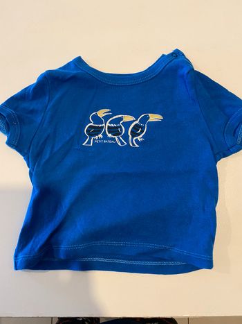 T-shirt petit bateau bébé 6 mois