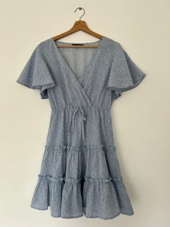 Robe fleurie à volants femme Shein