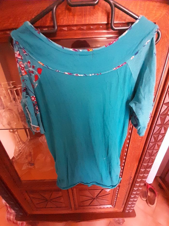 Tee shirt vert - photo numéro 2