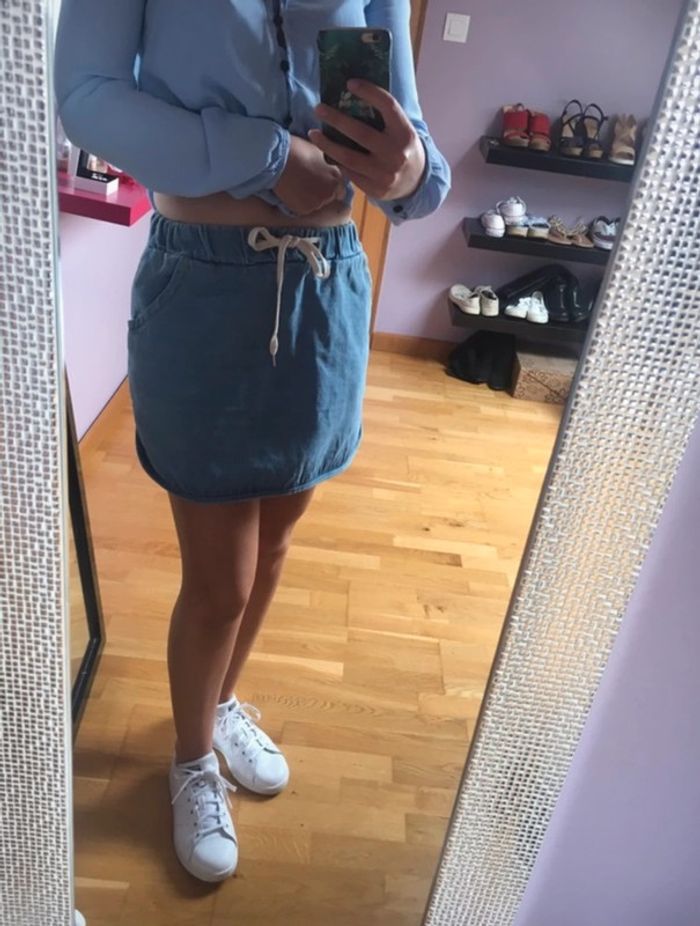 Jupe jean