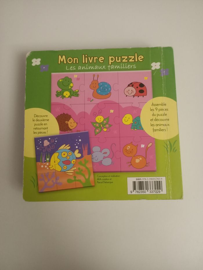 Mon livre Puzzle Les animaux familiers - photo numéro 3
