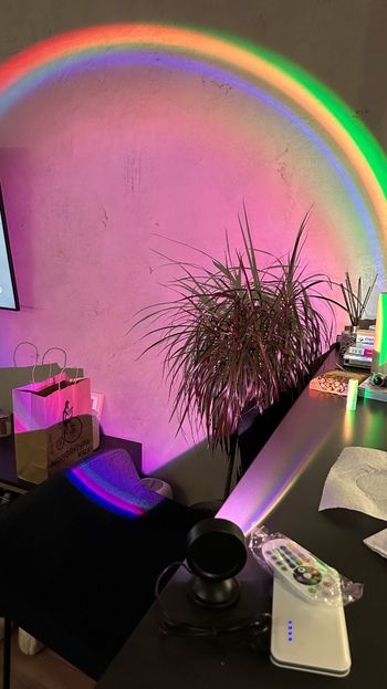 Projecteur LED arc-en-ciel sunset 🏳️🌈