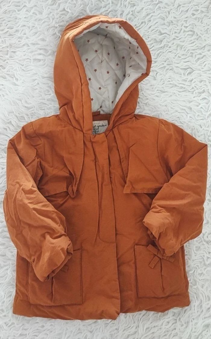 Manteau moutarde taille 24/36 mois - photo numéro 2
