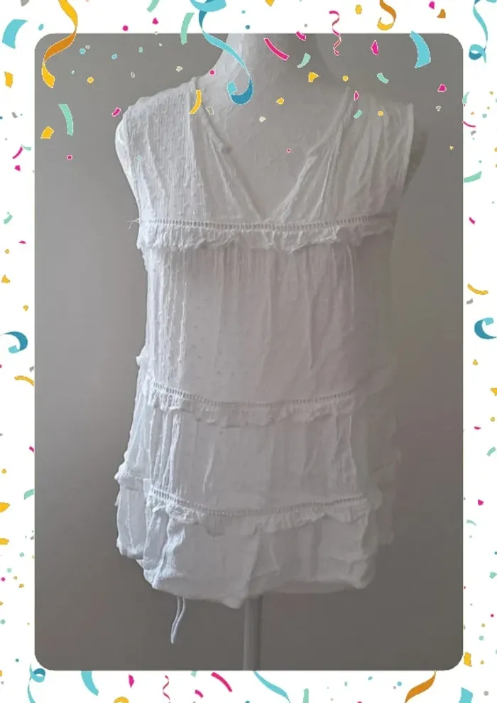 🤍 blouse taille M marque camaïeu