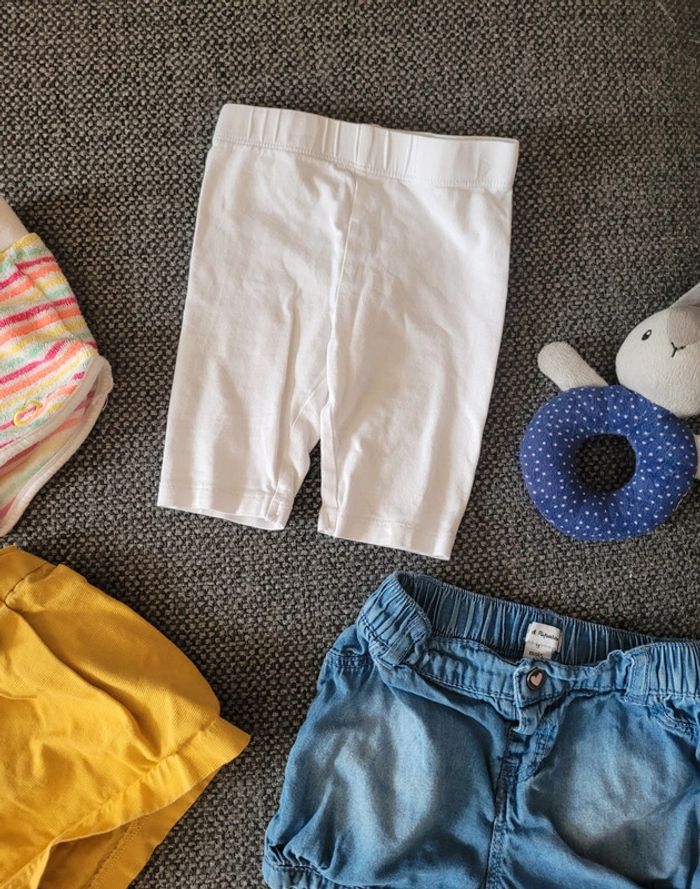 Lot 6 shorts 9-12 mois - photo numéro 3