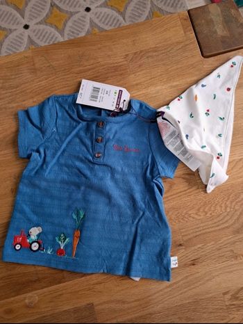 T-shirt bébé garçon 6 mois