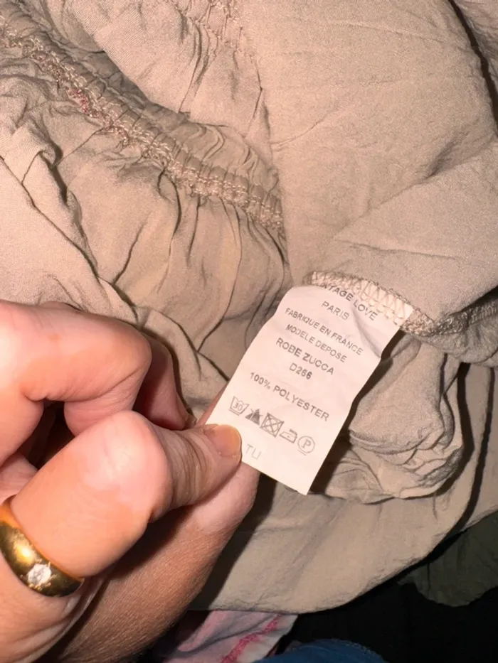 Robe vintage love  Taille unique Plus courte devant que derrière - photo numéro 8