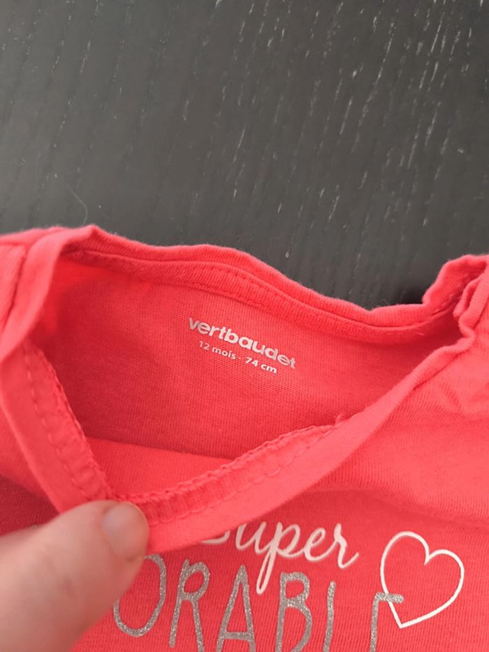 T-shirt manches longues 12 mois - photo numéro 3