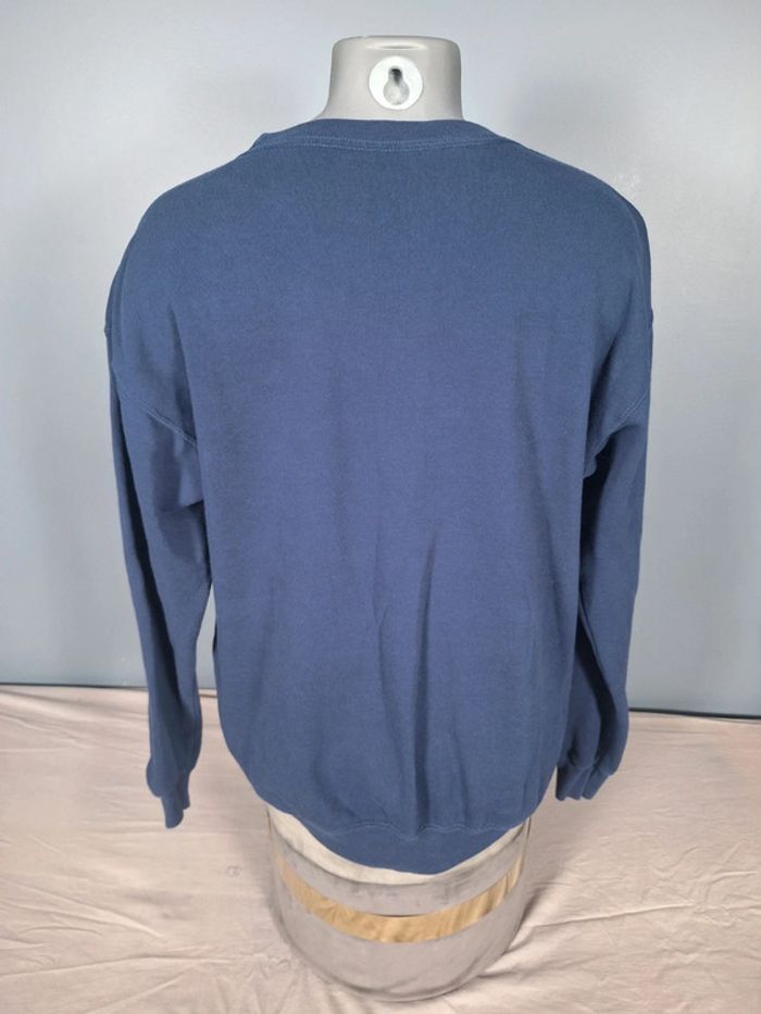 Sweat col rond / crewneck homme bleu foncé / taille XL full broderie (473) - photo numéro 5