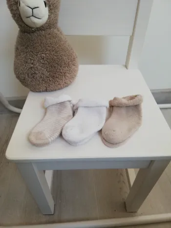Lot 3 paires chaussettes naissance