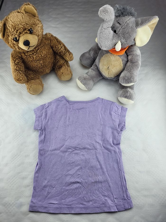 Tee-shirt violet lilas motif danse-inextenso-2ans - photo numéro 2