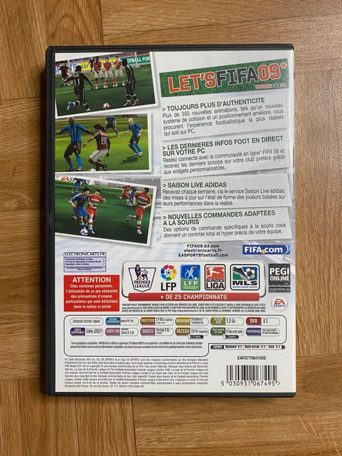 Jeu PC Fifa 09 - EA Sports - photo numéro 2
