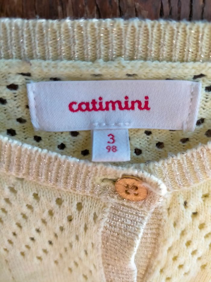 Joli cardigan Catimini 3 ans - photo numéro 2