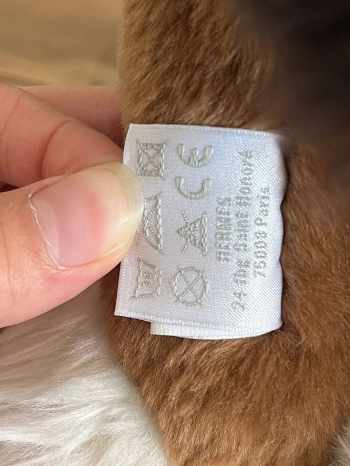 Peluche cheval Hermy petit modèle Hermes - photo numéro 7