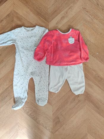 lot de 2 pyjama 18 mois