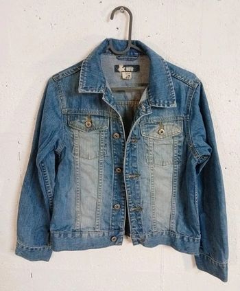 🧥 Veste en jean bleu délavé – H&M – 10/11 ans