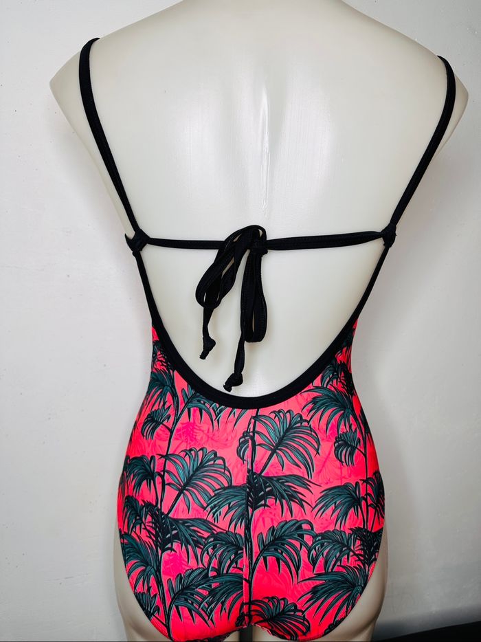 Maillot de bain rose palmiers - photo numéro 2