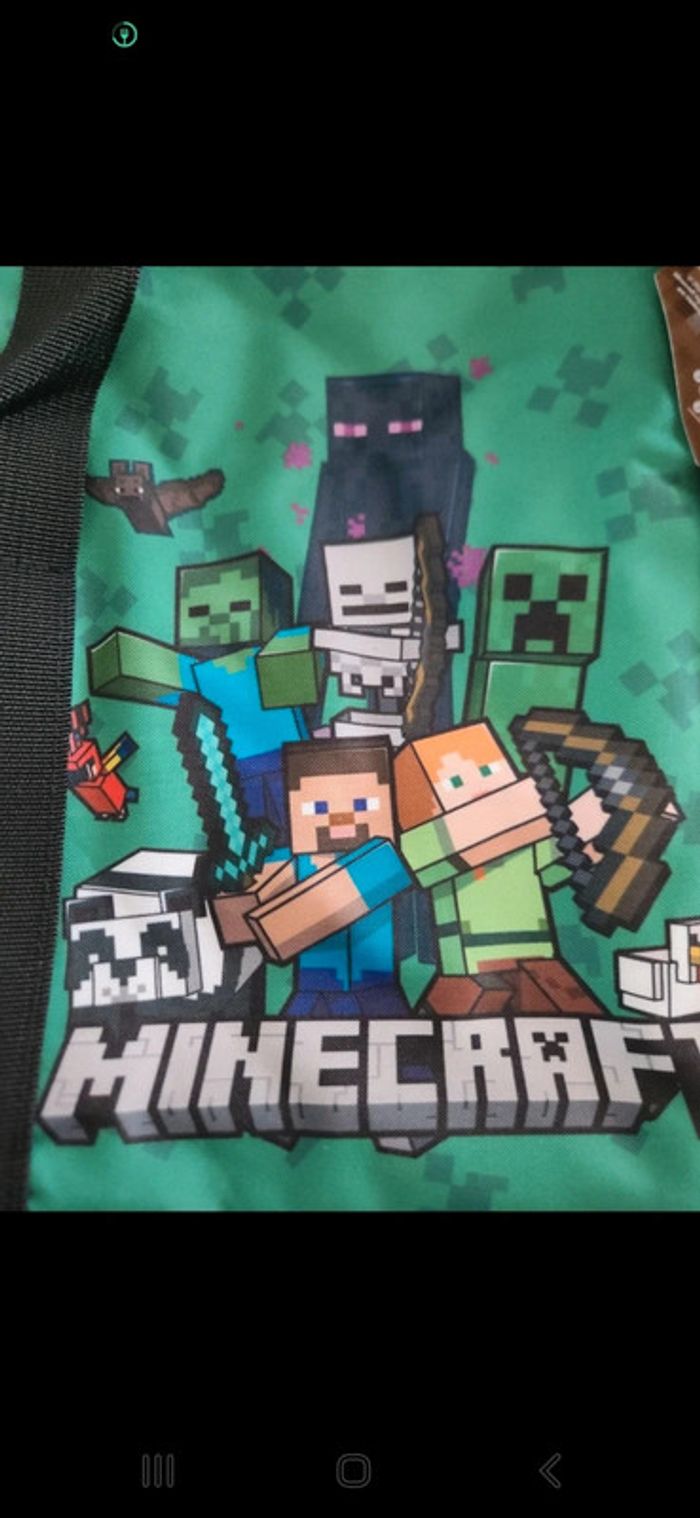 Sac de sport minecraft - photo numéro 2