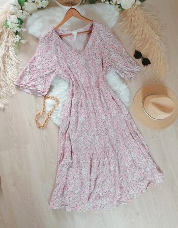 Robe longue bohème taille M H&m