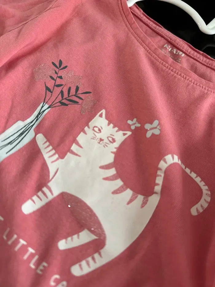 👚T-shirt manche longue - fille - 6 ans - 114-119 cm - Kiabi -100% coton très bon état - photo numéro 11