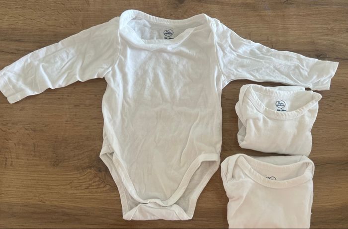 Lot de 3 bodies manches longues