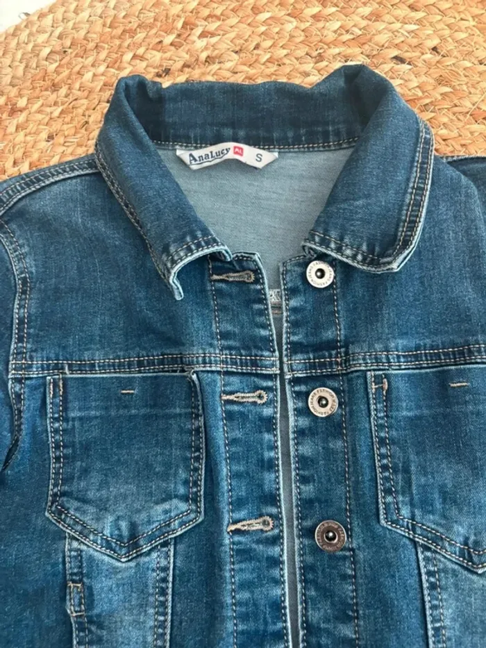 Veste en jean cintrée – taille S - photo numéro 5