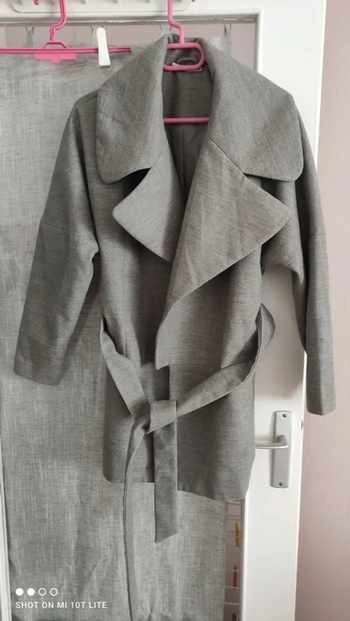 Manteau gris noisy may