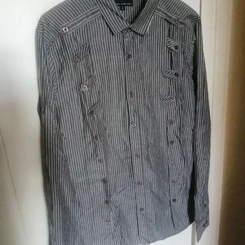 🌸Chemisegrise/blanche Taille 40/42 "JMJ Company" Vintage 80s🌸